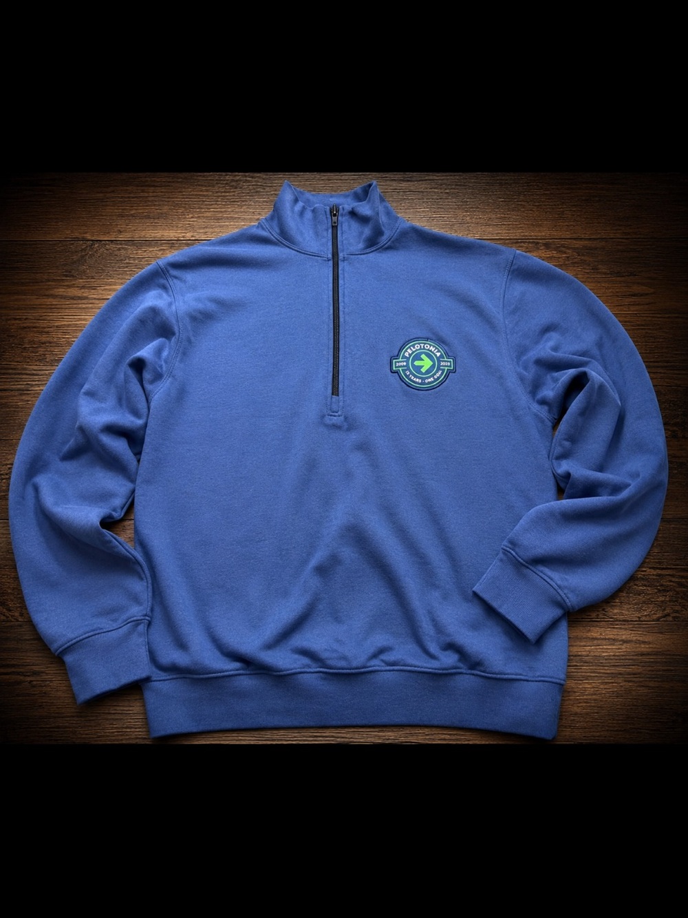 Peloton Men's Royal Blue Half-Zip Pullover Where I’m From Pelatonia USA Made L